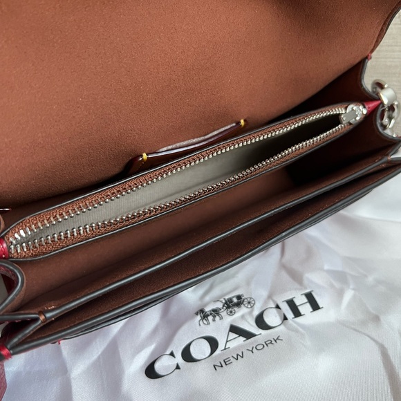 Red Coach Tabby Shoulder Bag - Picture 10 of 13